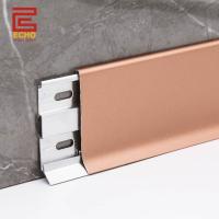 Buy cheap Thin Skirting Board Floor Trim 3m Rose Gold Skirting Boards Profile product