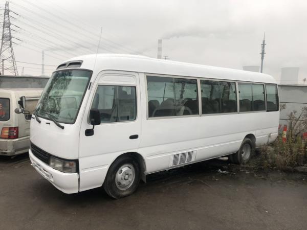 Buy cheap 30 Seats Used Toyota Coaster Bus White Color 7.01m X 2.03m X 2.75m from wholesalers