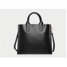 Buy cheap Three sizes PU leather tote one-shouldered crossbody custom logo women's handbag with strap from wholesalers