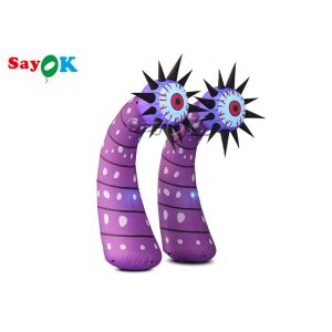 Buy cheap Commercial Led Inflatable Lighting Decoration Column Flower With Eyes from wholesalers
