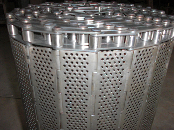 SS wire mesh belts slat band conveyor belts chain drive wire belts
