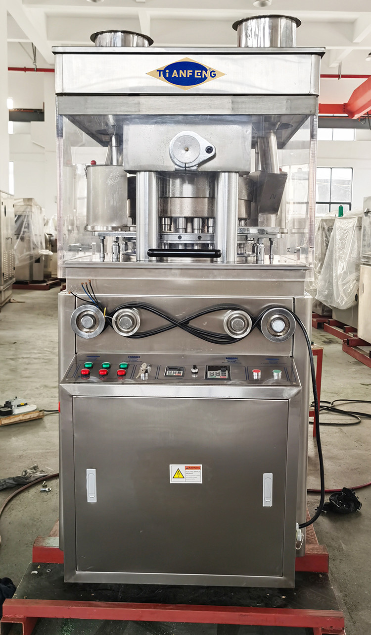 Mechanical Power Source Big Cube Pill Press Machine For Pressing Of 25-40mm Pills