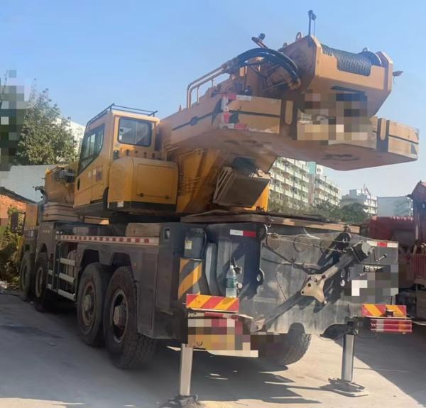 Used XCMG Mobile Truck Crane 80 Tons For Construction Company Inventory Direct