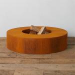 Charcoal Firepit Metal Round Smokeless Wood Burning Steel Fire Pits
