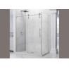Buy cheap Frameless Custom Bathroom Shower Glass / Clear Tempered Glass Size Customized from wholesalers