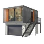Modular 2.5-3.0mm HDG Prefab Container House With Interior Design