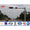 Buy cheap Explosion - Proof Outdoor Round Traffic Steel Light Pole with Cross Arm from wholesalers