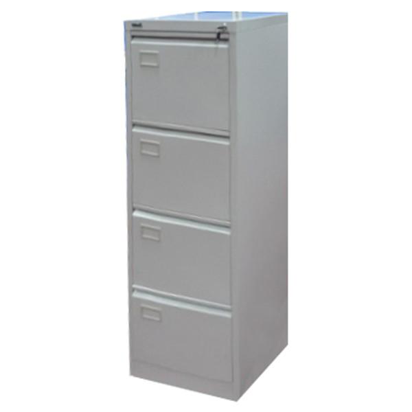 Quality Metal Drawer Filing Cabinet 4-Drawer With PVC Card Holder For A4/A5 File for sale