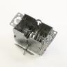 Buy cheap Two Gang Metallic Outlet Box Mud Ring G60 Adjustable Steel Pre Galvanized from wholesalers