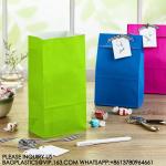 Solid Color Party Favor And Wrapped Treat Bags Blue, Red, Green, Yellow, Orange,