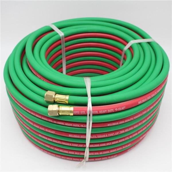 Buy cheap 1/4'' X 100FT 300psi Gas Rubber Hose Twin Welding EPDM Natural Gas Flexible Hose from wholesalers