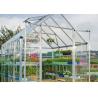 Buy cheap White Clear One Stop Gardens Greenhouse , 10mm Polycarbonate Sheet Greenhouse from wholesalers