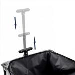 Buy cheap 600D Folding Pull Along Trolley Garden Wagon Folding Festival Trolley 108cm from wholesalers