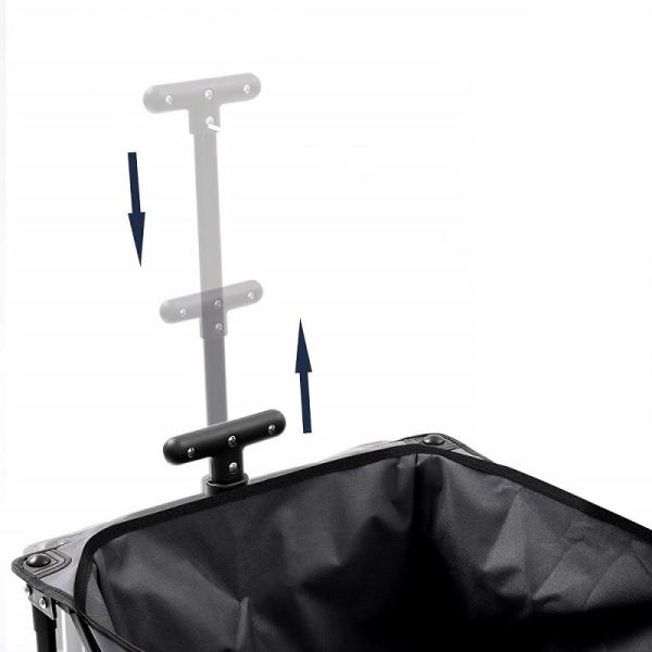 Buy cheap 600D Folding Pull Along Trolley Garden Wagon Folding Festival Trolley 108cm from wholesalers