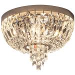 Crystal flush ceiling lights uk Round Shape For House Lighting Fixtures (WH-CA