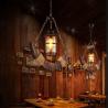 Buy cheap Industrial Wood Chandelier Creative Living Room Bar Dining Room Handing Lamp(WH-VP-217) from wholesalers