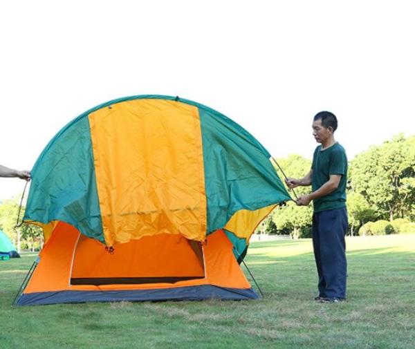 Buy cheap Waterproof Windproof Camping Tent Portable 3 Person Outdoor Instant Cabin Tent 4-Season Double Layer Dome Tent(HT6081) from wholesalers