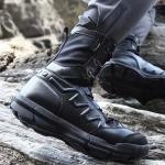 Tan Black Military Boot Lace Locks Quick Wind Sand Shock Absorption