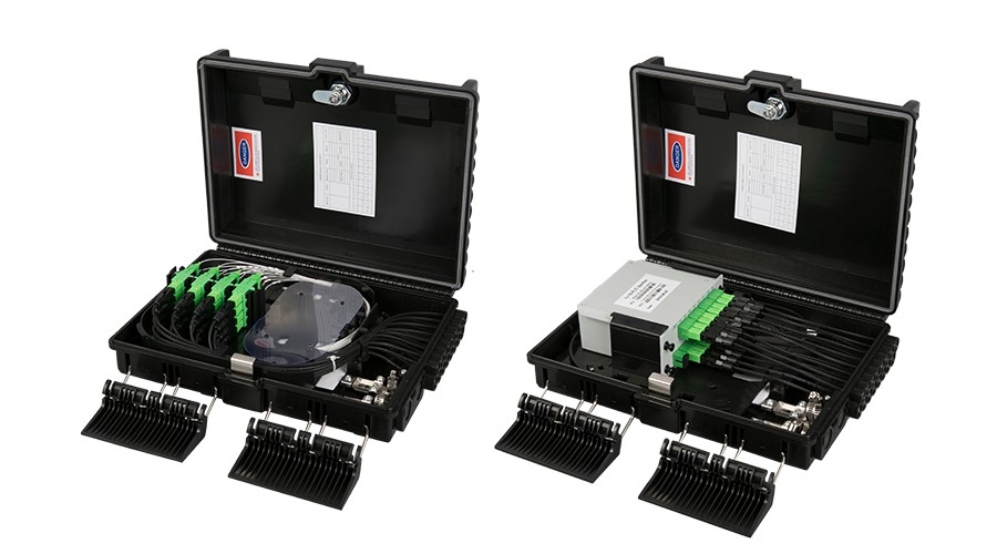 16 Core Fiber Optic Termination Box Lightweight For Communication / Network System