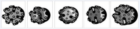 Fast Speed Dth Hammer Button Bits Mining Tunneling Tools High Strength Longer parts life