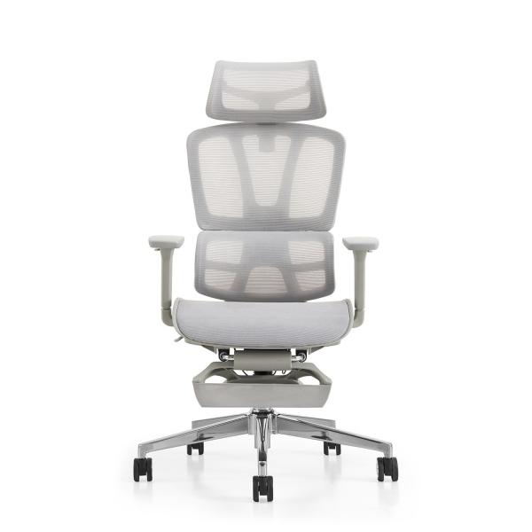 Buy cheap Height Adjustable Ergo Executive Mesh Office Chair With Lumbar Support Boss CEO Luxury from wholesalers
