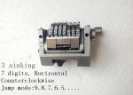 Rotary Numbering Machine Horizontal Counterclockwise Three Sinking