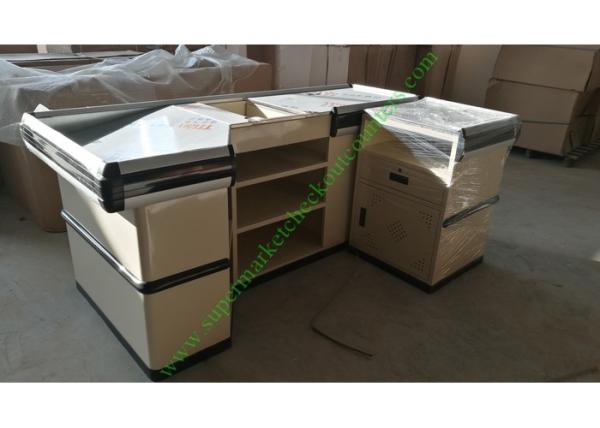 Buy cheap Stainless And Cold Rolled Steel Shop Checkout Counter Baking Paint Finish from wholesalers