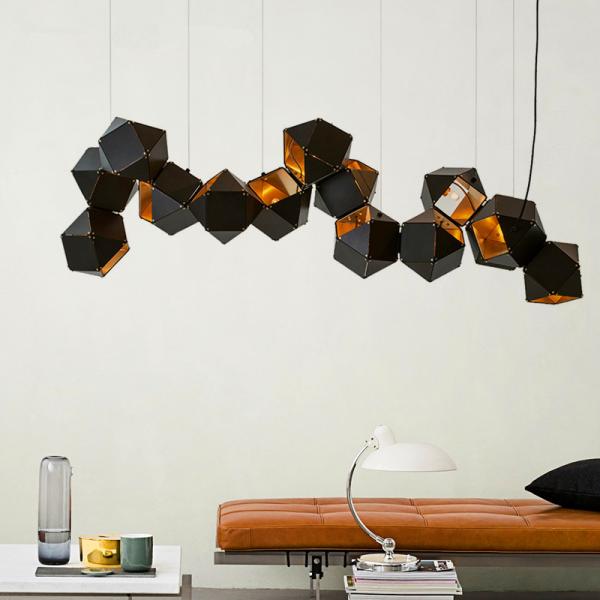 Postmodern LED Welles Long Chandelier lighting living room Pendant lamps(WH-MI
