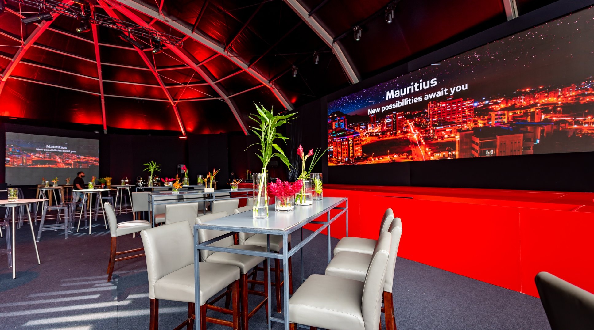 Large Full Color Outdoor Led Display Video Screens Stage 250x250mm
