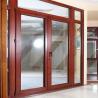 Buy cheap Wood Grain Aluminium Double Hinged Doors from wholesalers