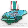 Buy cheap Enamel Sports Prize Medals With Colour Filled, Soft Enameled Metal prizing Medals from wholesalers