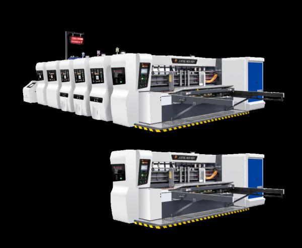 Multi servo pressure free feed structure Lead Edge Vacuum Transfer 4 Color