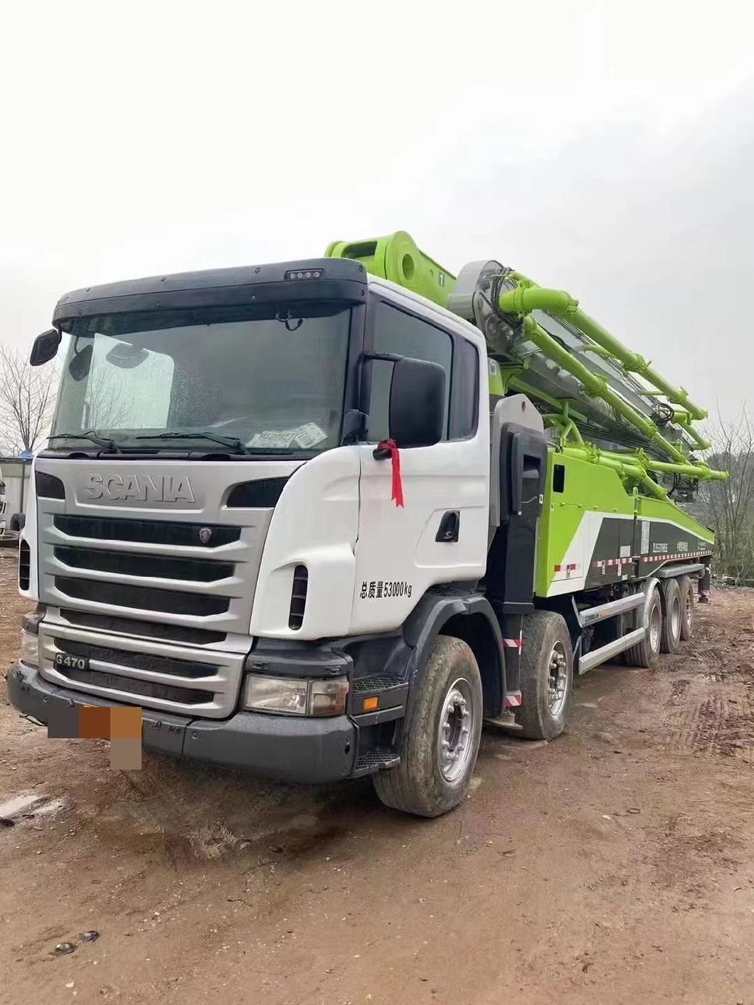Zoomlion 63m Concrete Machinery Second Hand Equipment