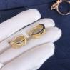 Buy cheap 18k Gold Car Tier LOVE Earrings Full Set Gift Box With Certificate Width: 5.7 Mm from wholesalers