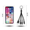 Buy cheap Fabric Braided 14cm 2.4A 3 In 1 Fast Charging USB Cable from wholesalers