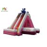 Buy cheap Customized Size Pink PVC Tarpaulin Inflatable Water Slide Outdoor Amusement Park For Kids from wholesalers