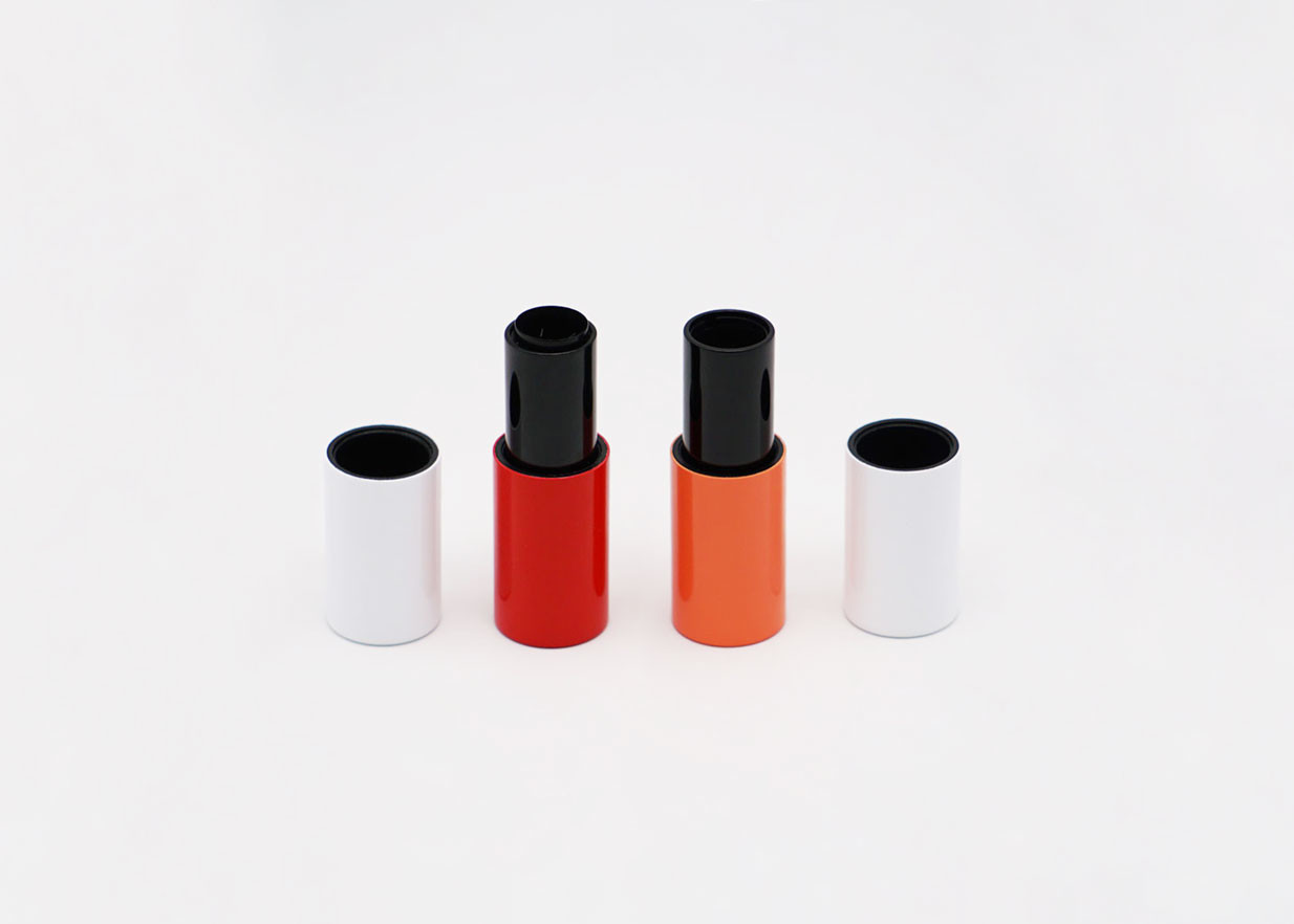 Mixed Color Aluminum Tube Lip Balm Magnetic Lipstick Tube Cylinder