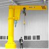 Buy cheap 4T Column Swing Boom Jib Crane Ground Mounted With Chain Rope Electric Hoist from wholesalers