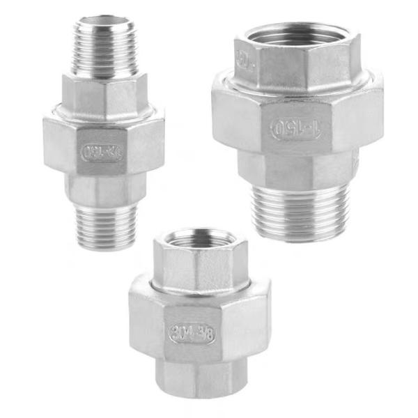 Buy cheap Hexagon Head Stainless Steel Double Internal Thread Coupling Connector NPT BSP 1/4''-4.0 from wholesalers