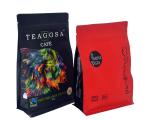 Printing logo self heat sealing flat aluminum foil food storage coffee bag
