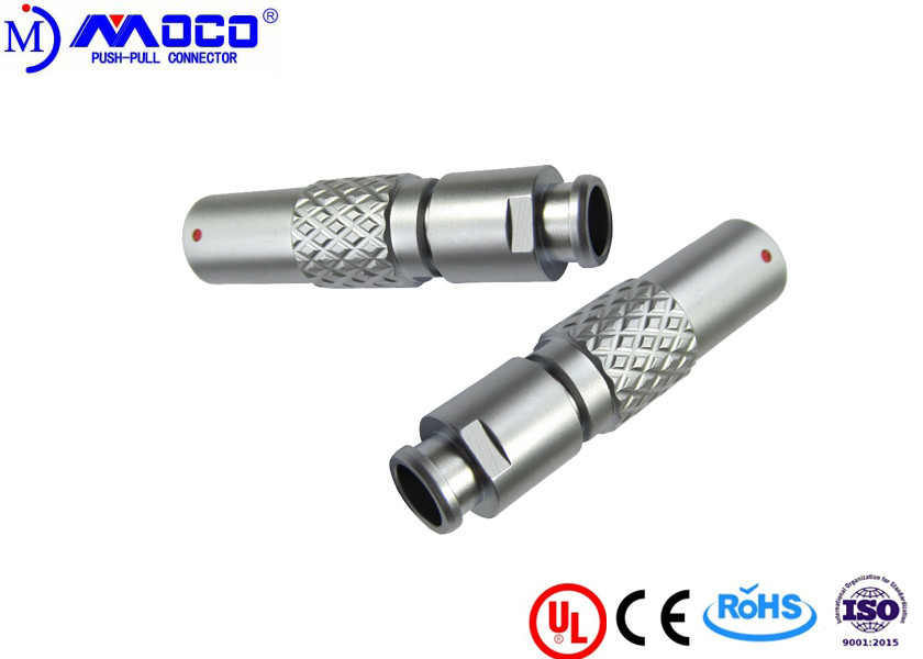 3B 7 pin free socket with nut for a bend relief cable connectors