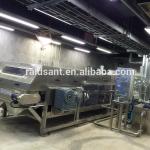 Granulator with steel belt and rotoform head
