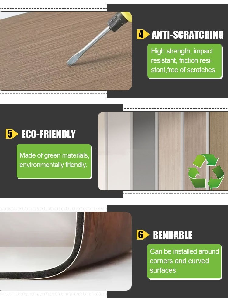 Plastic Bamboo Wood Fibre Wall Panel For Hotel Interior Decoration