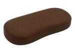 Leather Wrapped Hard Metal Clamshell Eyeglass Case