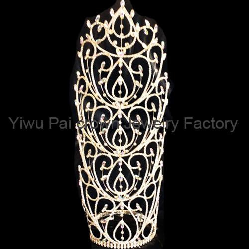 Custom your own design crowns 30 inch 20 inch 50 inch pageant crown supplier and
