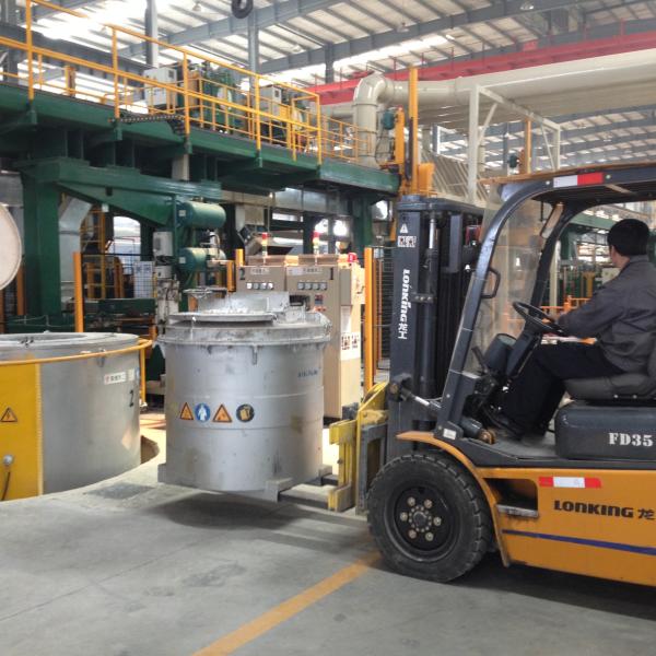 Buy cheap Industrial Molten Aluminum Transfer Ladles Maximum Service Temperature of ≤850C and Surface Temperature Rise of ≤50 from wholesalers