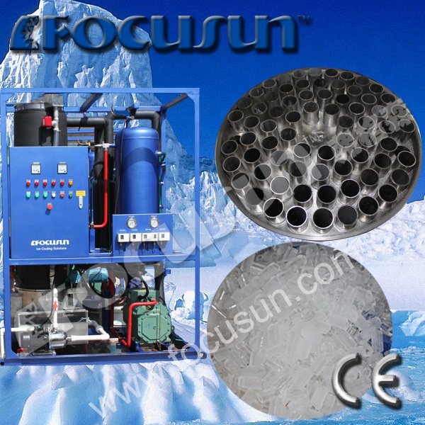 Provided Video Inspection 3T Tube Ice Maker for Restaurant Ice Tube Machine