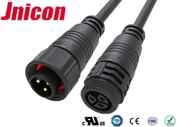 Buy cheap M19 Cable Molded 20A Waterproof Connectors Male Female 3 Pin Connectors from wholesalers