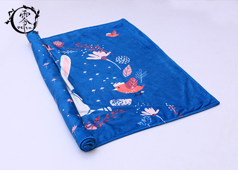 Mink 80 x 160CM Cashmere Velvet Fleece Blanket , Customized Christmas Design Blanket