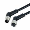 Buy cheap A Coded Female Male M12 3 Pin Connector Straight Angle Outdoor Waterproof Cable Connector from wholesalers